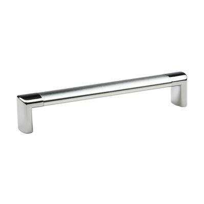 Bútorfogantyú AIRA XL 160mm matt fehér króm/fényes króm