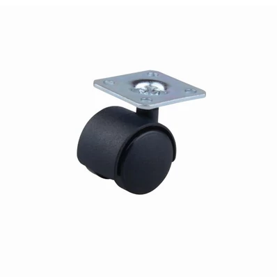 Bútorgörgő 30mm Talpas 20kg Fekete STRONG