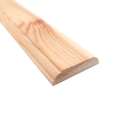 Díszmarózott díszítőléc 2 oldalt mart 10x40x2000mm göcsmentes