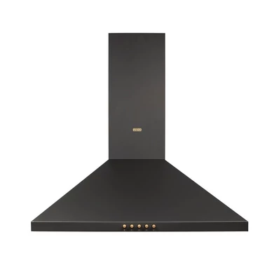 EVIDO ONDA fali páraelszívó, kürtős, 60 cm Antracit/Bronz