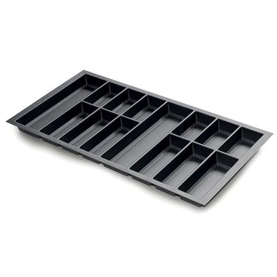 Evőeszköztartó Classico Kristall softTouch 100 (922x474 mm) fekete