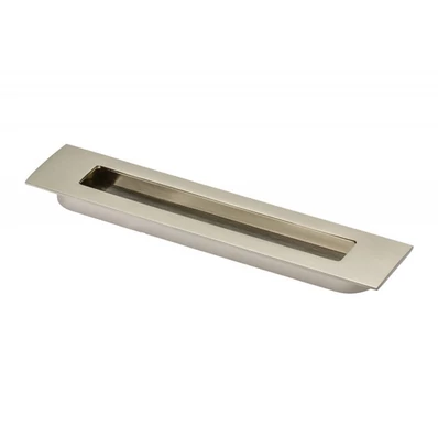 Fogantyú UZ-E6-160-06 Inox tolóajtó kagyló süllyesztett nikkel