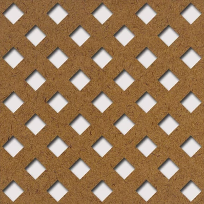 Perforált lemez Grezzo natúr Hdf Franz Perforációval 1520x605x3mm