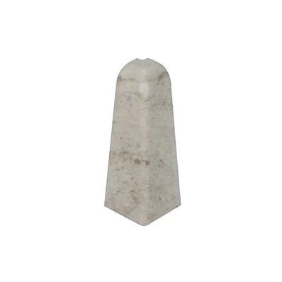 KÜLSŐ SAROKELEM EGGER PRO 6 CM-ES SZEGÉLYLÉCHEZ FEHÉR KŐ  (2 DB/CS)