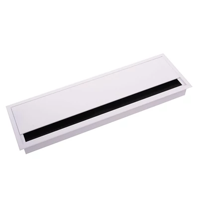 Kábelkivezető Fém 320x100x25mm Fehér Strong