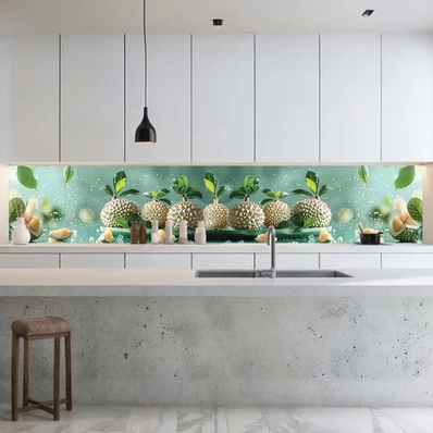 Konyhai hátfal Wallplex falburkoló Tüskés Durian 60x300cm