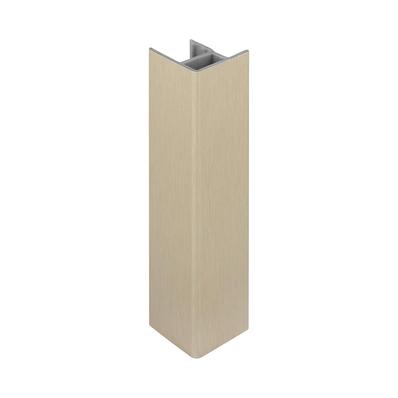 Lábazat előlap SCILM 90' sarokcsatlakozó 120mm Csiszolt acél / INOX