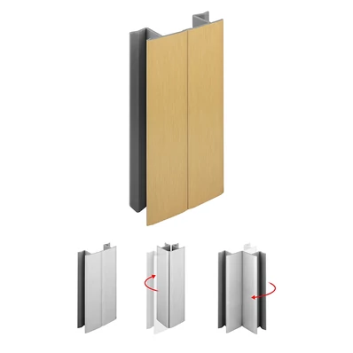 Lábazat előlap SCILM csatlakozó flexi 150mm Csiszolt Arany