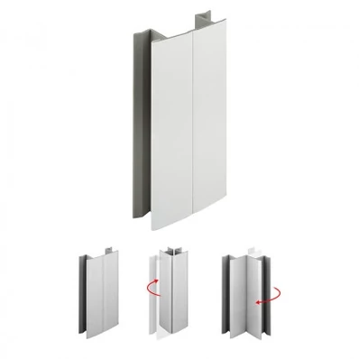 Lábazat előlap SCILM csatlakozó flexi 150mm Fényes fehér