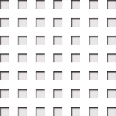 Perforált lemez Laccato-Hdf 10-20 perforációval Krono 101 Fehér 1400x510x3mm