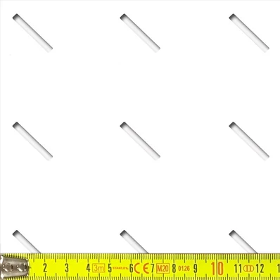 Perforált lemez Laccato-Hdf ASTE 50 perforációval Krono 101 Fehér 1400x510mm
