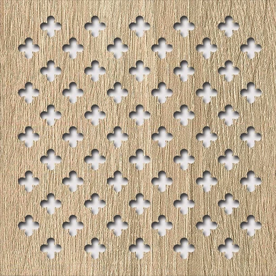Perforált lemez Laccato-Hdf Fiore perforációval 8197 Sonoma tölgy 1400x510x3mm