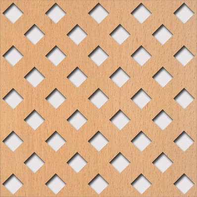 Perforált lemez Laccato-Hdf Franz perforációval Krono 381 Bükk 1400x510x3mm