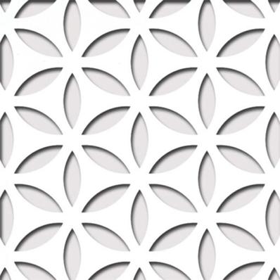 Perforált lemez Laccato-Hdf HANNA perforációval Krono 101 Fehér 1400x510x3mm
