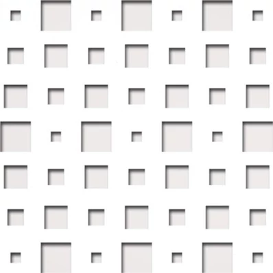 Perforált lemez Laccato-Hdf ODIN perforációval Krono 101 Fehér 1400x510x3mm