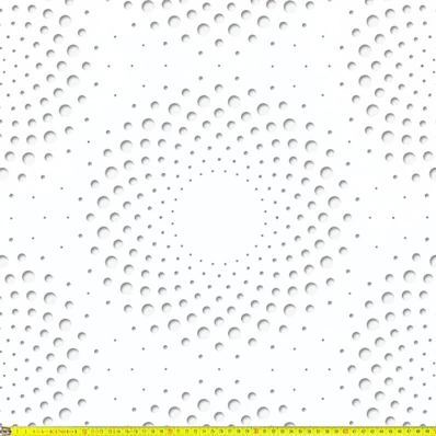 Perforált lemez Laccato-Hdf PANDORA perforációval Krono 101 Fehér 1400x510mm