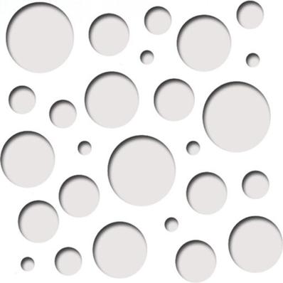 Perforált lemez Laccato-Hdf SODA perforációval Krono 101 Fehér 1400x510x3mm