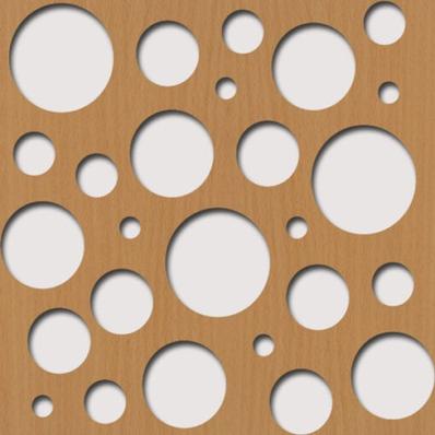 Perforált lemez Laccato-Hdf SODA perforációval Krono Bükk 1400x510x3mm