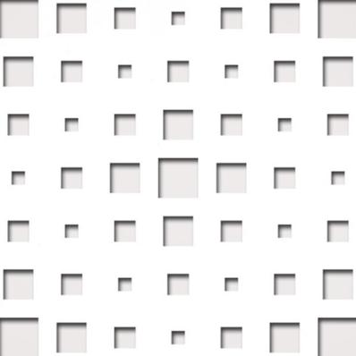 Perforált lemez Laccato-Hdf TITAN perforációval Krono 101 Fehér 1400x510x3mm