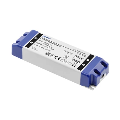 Led transzformátor 36W 220-240V AC, 12V, IP20, 147x48x24mm