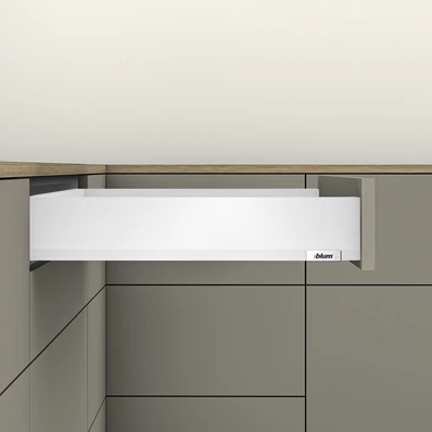 Blum MERIVOBOX fiókszett M magasságú 350mm Selyemfehér 40kg