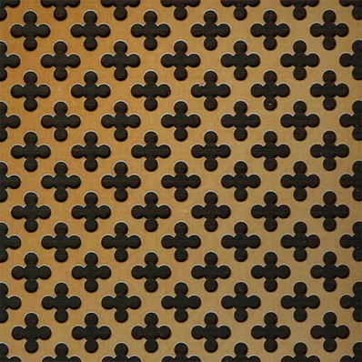 Perforált lemez BAL 04 Bronz 1000x500mm