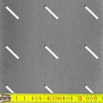 Perforált lemez Fekete MDF5 ASTE 50 perforációval 1218x608x5mm