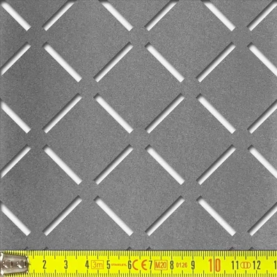 Perforált lemez Fekete MDF5 MILANO perforációval 1218x608x5mm