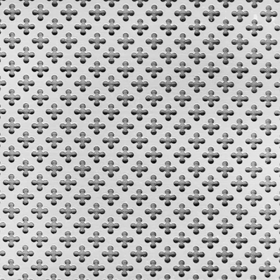 Perforált lemez SAL 02 alumínium 1000x500mm
