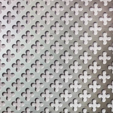 Perforált lemez SAL 04 alumínium 1000x500mm