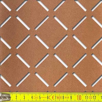 Perforált lemez natur MDF4 MILANO perforációval 1520x850x4mm