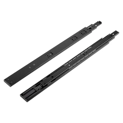 StrongBall S3 Golyós fióksín Csillapítással - Push Open nyitással 300mm Fekete