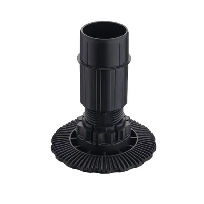 Szekrényláb AXILO műanyag fekete 100mm (90-120 mm)