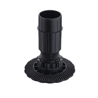 Szekrényláb AXILO műanyag fekete 125mm (115-145 mm)