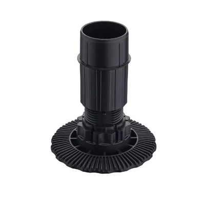 Szekrényláb AXILO műanyag fekete 200mm (190-220 mm)