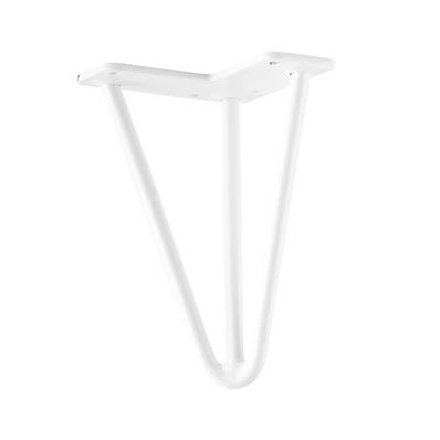 Asztalláb Drót 175mm Fehér STRONG -01