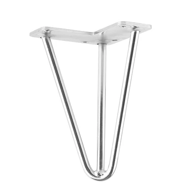 Asztalláb Drót 175mm Króm STRONG -01