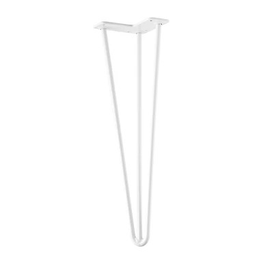 Asztalláb Drót 420mm Fehér STRONG -01