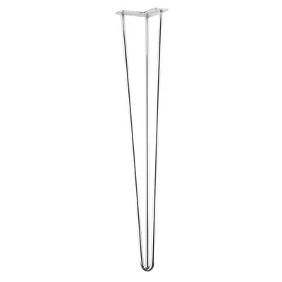 Asztalláb Drót 710mm Króm STRONG -01