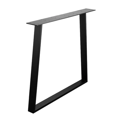 Asztalláb Trapéz 710x780mm Fekete Strong -01