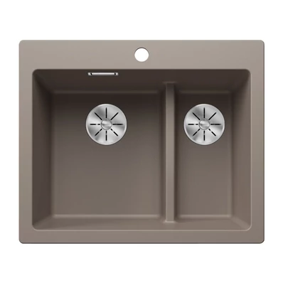 Blanco Pleon 6 Split Tartufo 615x510mm silg.mosogató exct.nélk. 521696