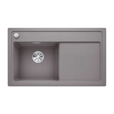 Blanco Zenar 45S Alumetál 860x510/190mm 1med+csep. Silgránit mosogató balos fa tart. exc. 523842