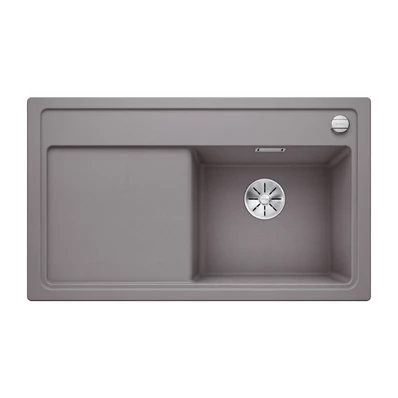 Blanco Zenar 45S Alumetál 860x510/190mm 1med+csep. Silgránit mosogató jobbos fa tart. exc. 523749