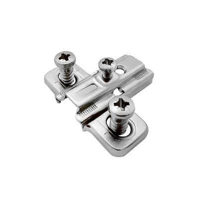 Bútorpánt tőke SALICE B2SGH39 Aszimmetrikus, H=3mm EU csavarral Nikkel-01