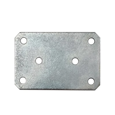 Lapos vas 6 furatos 75x50mm
