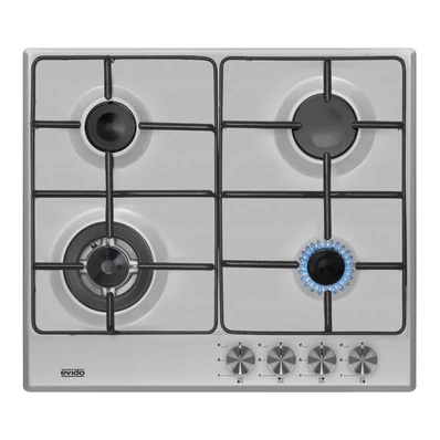 Evido Valeo 60FX Gáz főzőlap Inox 3+1 Wok