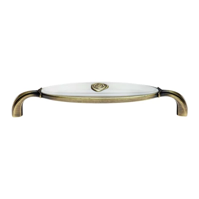 Fogantyú 1898-138 ZN31A78 128 Antikolt Bronz-Beige Fém-Műanyag-01