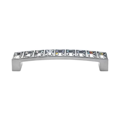 Fogantyú 550-096.KR04 96 Matt Alu-Swarovski Kristály Fém/Kristály-01