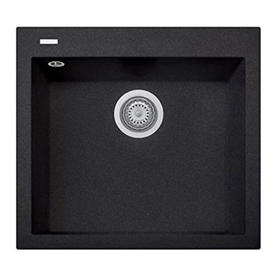 GRAWA PT5-5610N FEKETE gránit mosogató 560x500mm-01