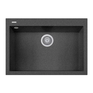 GRAWA PT5-7610N FEKETE gránit mosogató 760x500mm-01